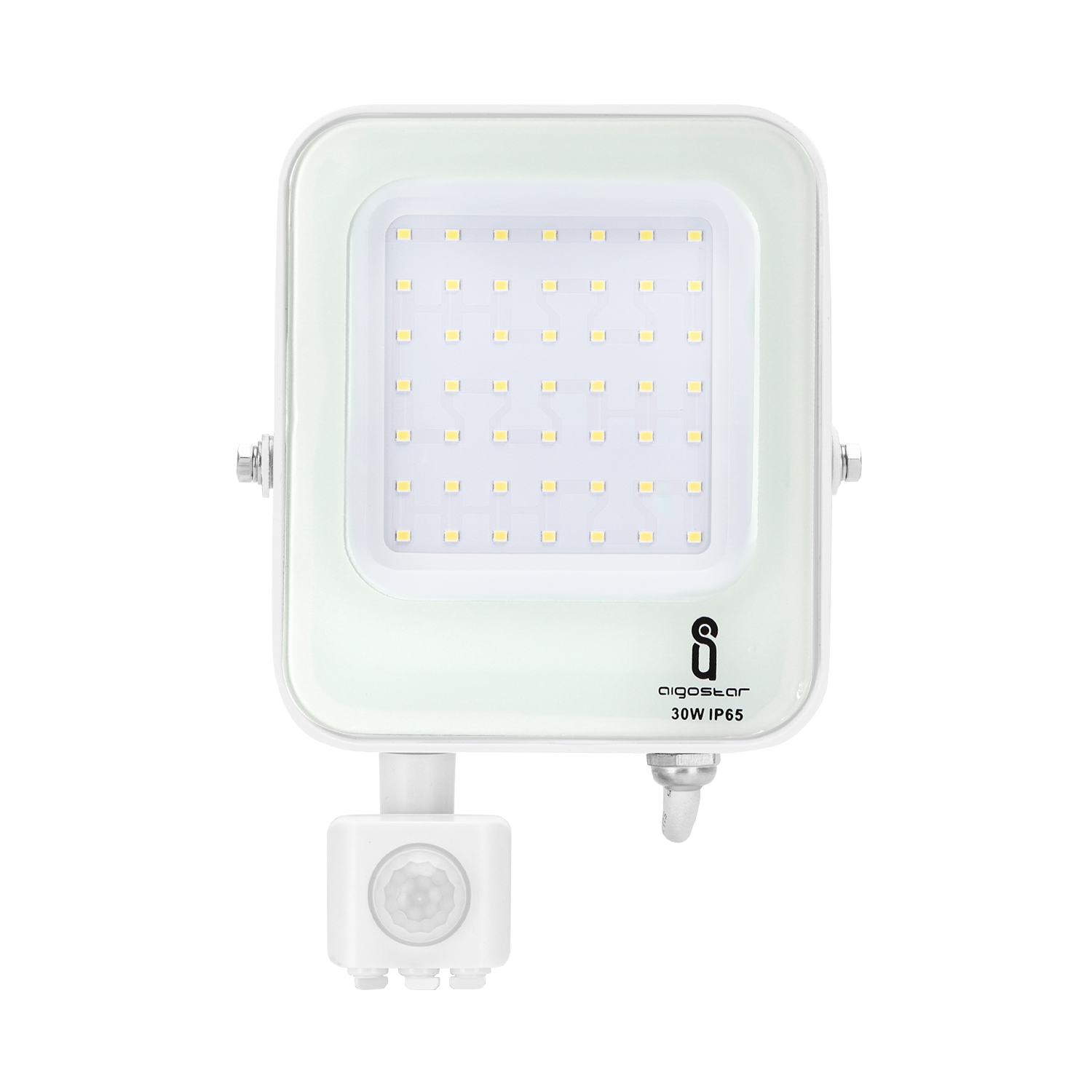 LED Utomhus Belysning | LED Strålkastare 30W med PIR sensor 6500K IP65 ...